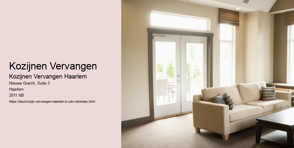 Kozijnen Vervangen